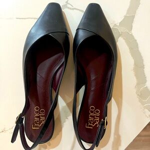 Size 7.5 Franco Sarto never worn black flats